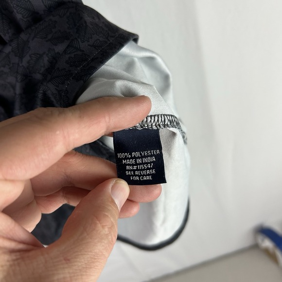 Oklahoma State Cowboys Horn Legend Small Short Sleeve Button Up Shirt Leaves AOP - Picture 9 of 12